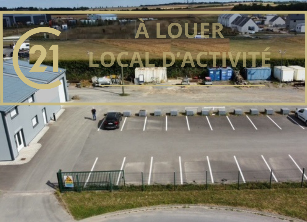 Sud de Caen – A LOUER – Local d’Activités 300 m² sur terrain clos 5 715 m²